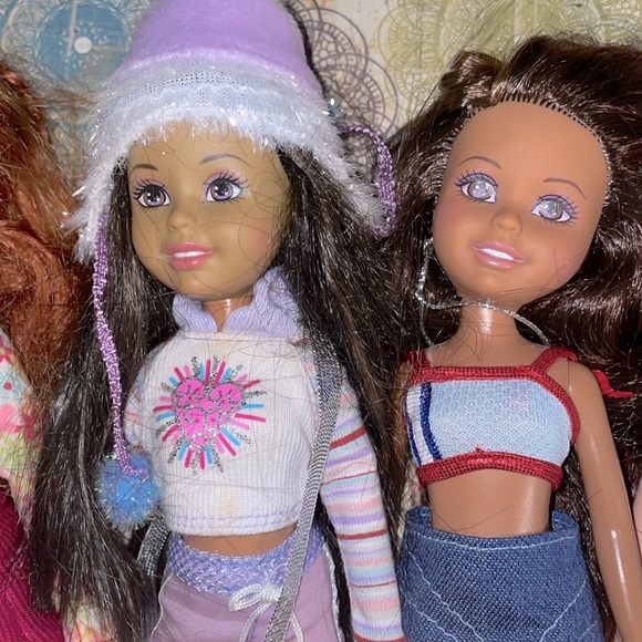 Mattel Barbie Vintage Wee 3 Friends Bundle of Six Dolls - Picture 8 of 9